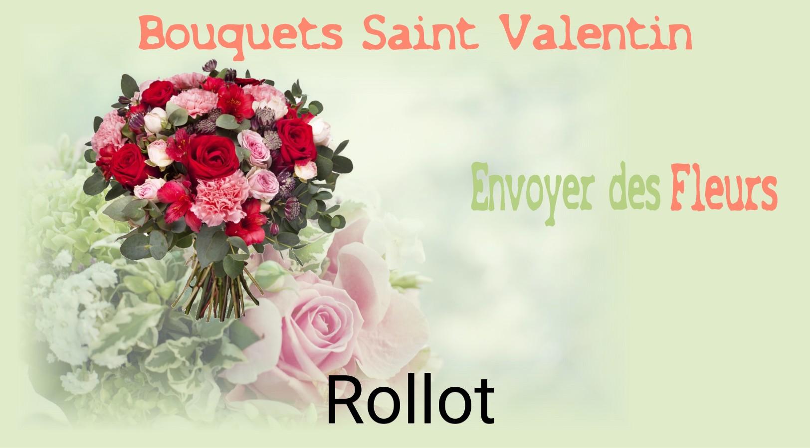 Roses de Saint-Valentin livrées à Rollot